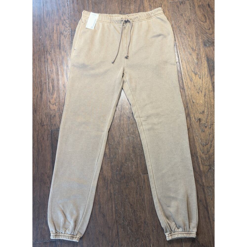 No Boundaries Men’s Jogger Sweatpants Size Small Beige Tan Fleece NWT